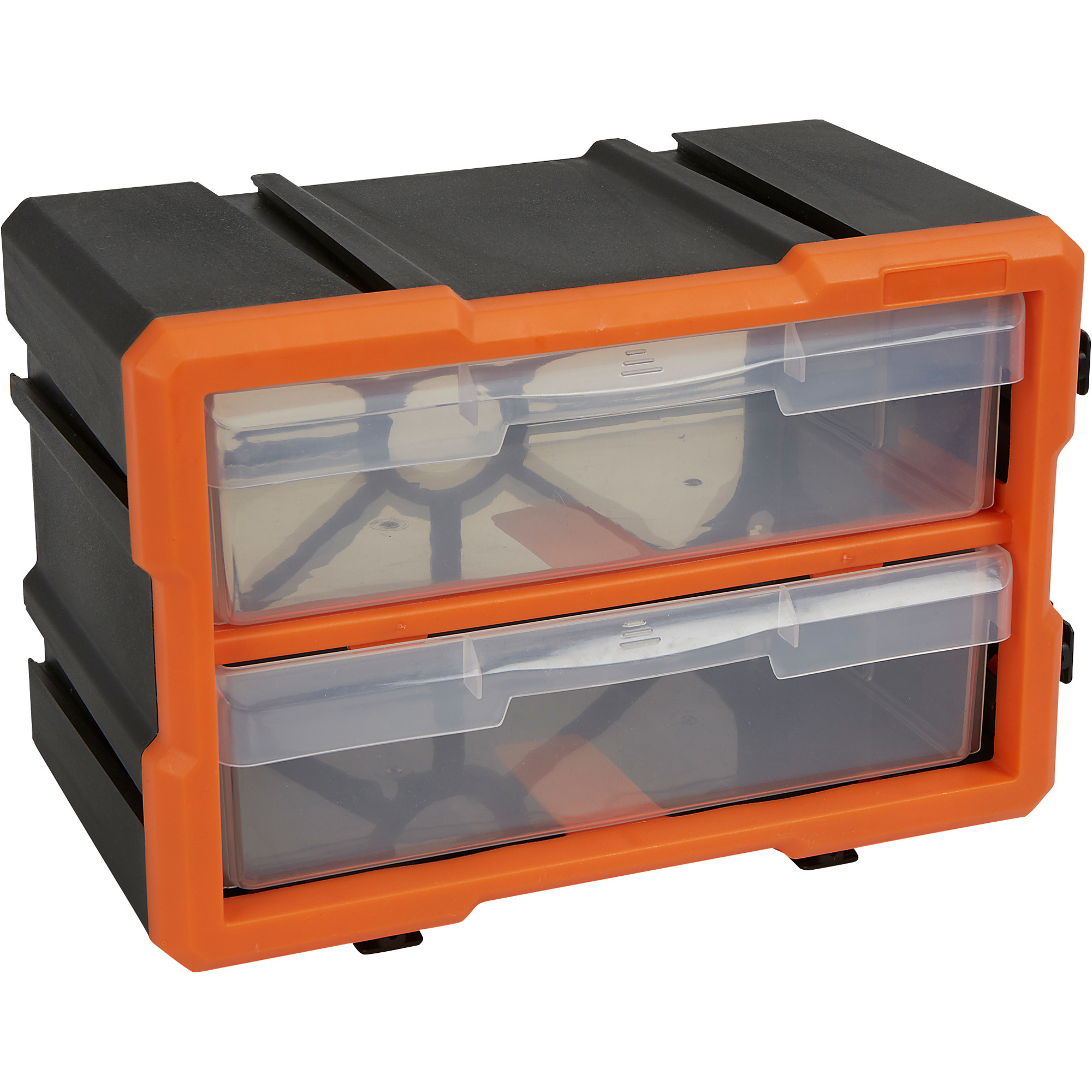 XSpace 2Drawer Stackable Organizer — 11 5/8in.W x 7 11/16in.D x 6 5